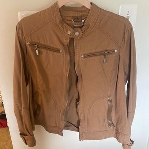khaki colored jacket